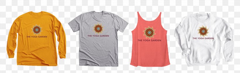 T-shirt The Yoga Garden Sleeveless Shirt, PNG, 2159x658px, Tshirt, Active Shirt, Boutique, Brand, Clothing Download Free