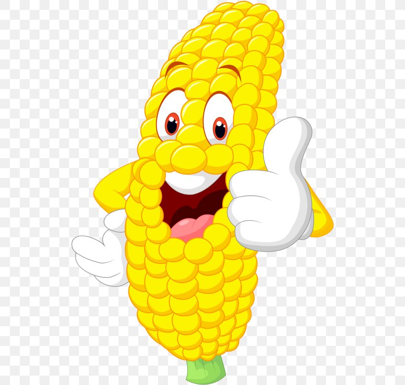 Corn On The Cob Vector Graphics Cartoon Clip Art, PNG, 533x779px, Corn On The Cob, American Food, Cartoon, Comics, Corn Download Free