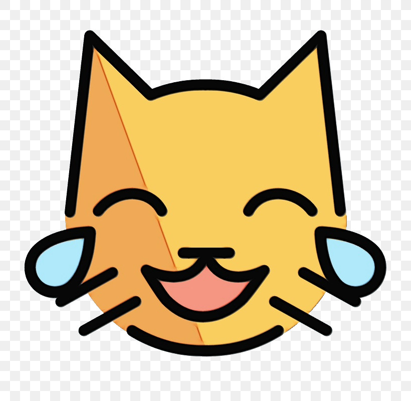 Emoticon, PNG, 800x800px, Watercolor, Cat, Emoji, Emoticon, Face With Tears Of Joy Emoji Download Free