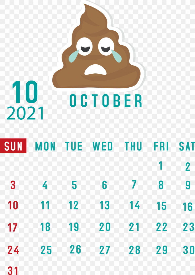 October 2021 Printable Calendar October 2021 Calendar, PNG, 2124x3000px, October 2021 Printable Calendar, Android, Behavior, Geometry, Happiness Download Free