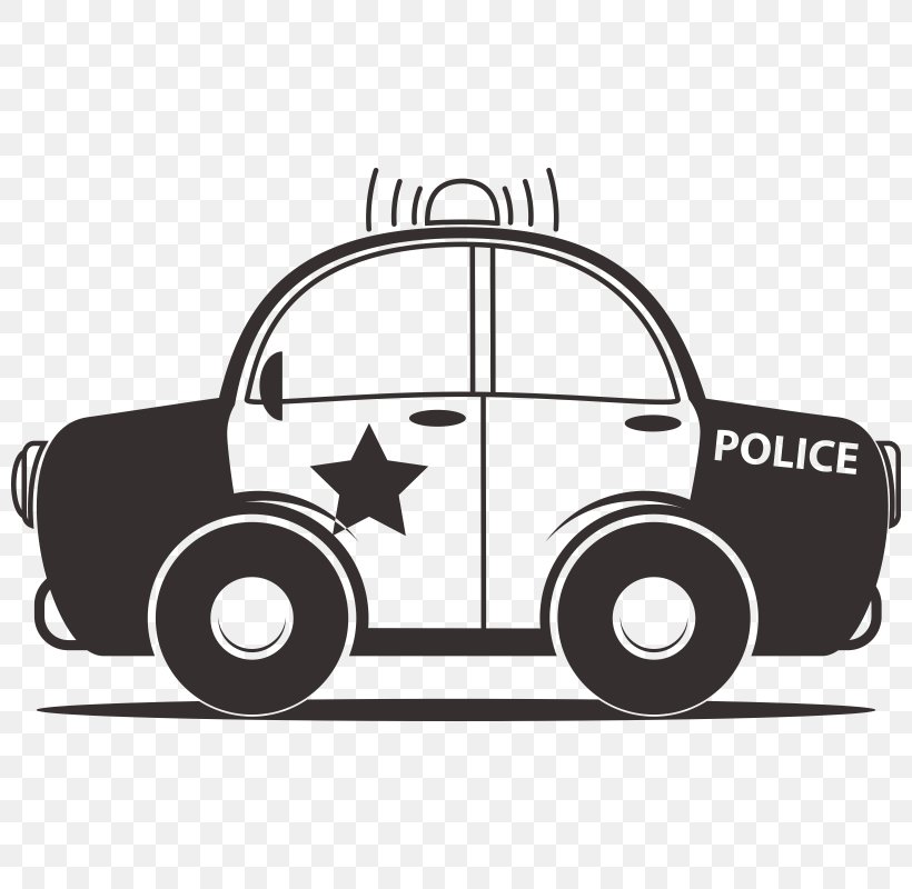 Police Car Police Officer, PNG, 800x800px, Car, Automotive Design, Black And White, Brand, Compact Car Download Free