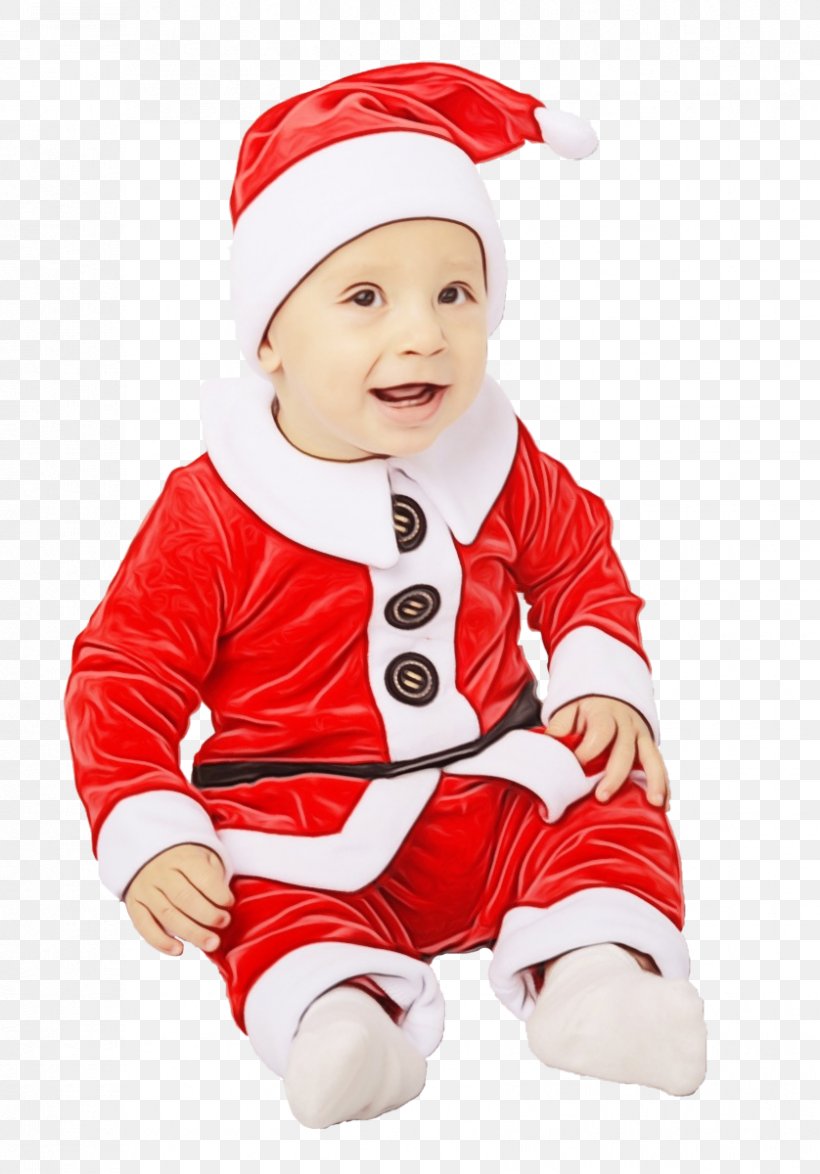 Santa Claus, PNG, 838x1200px, Watercolor, Baby, Child, Christmas, Christmas Eve Download Free