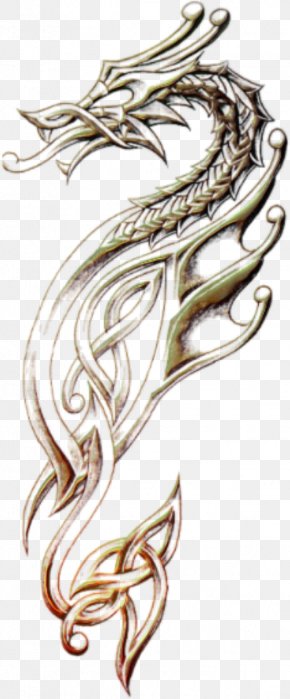 Dragon Celts Celtic Art Triskelion Tattoo, PNG, 550x550px, Dragon ...