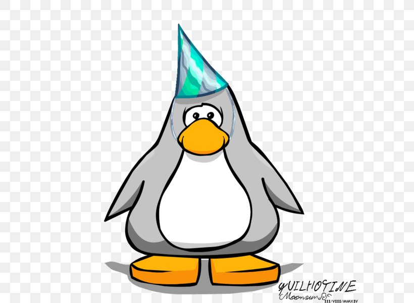 Club Penguin Party Hat White, PNG, 600x600px, Club Penguin, Artwork, Beak, Bird, Blue Download Free