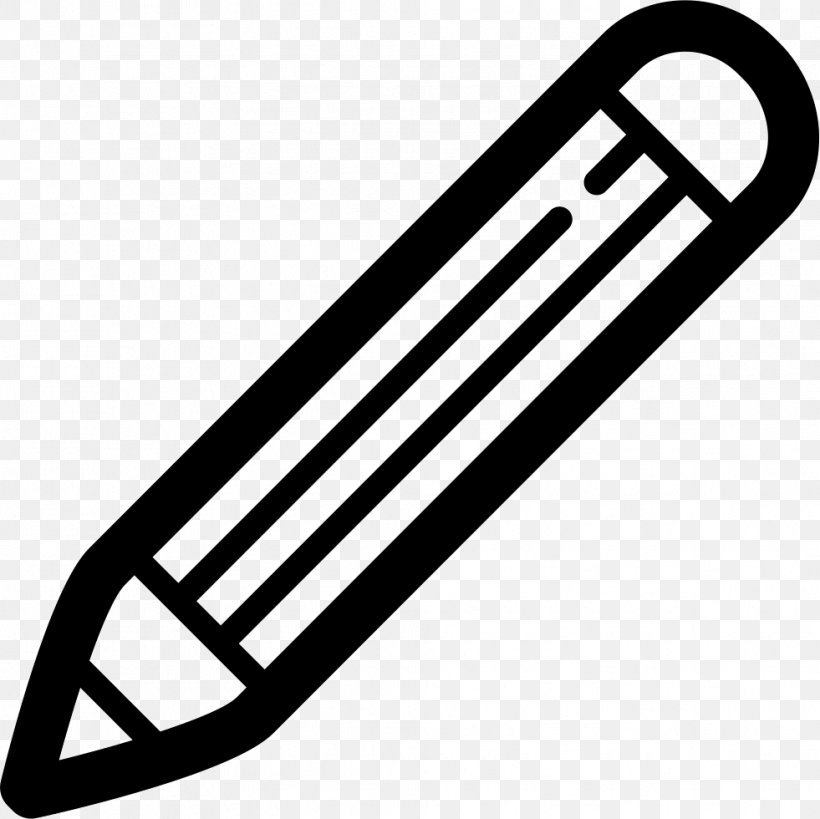 Pencil Royalty-free, PNG, 981x980px, Pencil, Automotive Exterior, Black And White, Drawing, Icon Design Download Free
