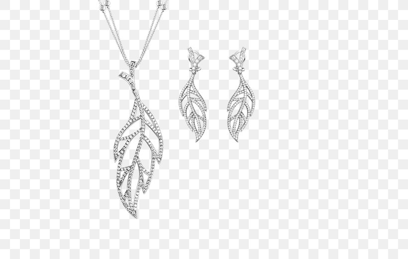 Earring Charms & Pendants Necklace Silver Product Design, PNG, 520x520px, Earring, Black And White, Body Jewellery, Body Jewelry, Charms Pendants Download Free