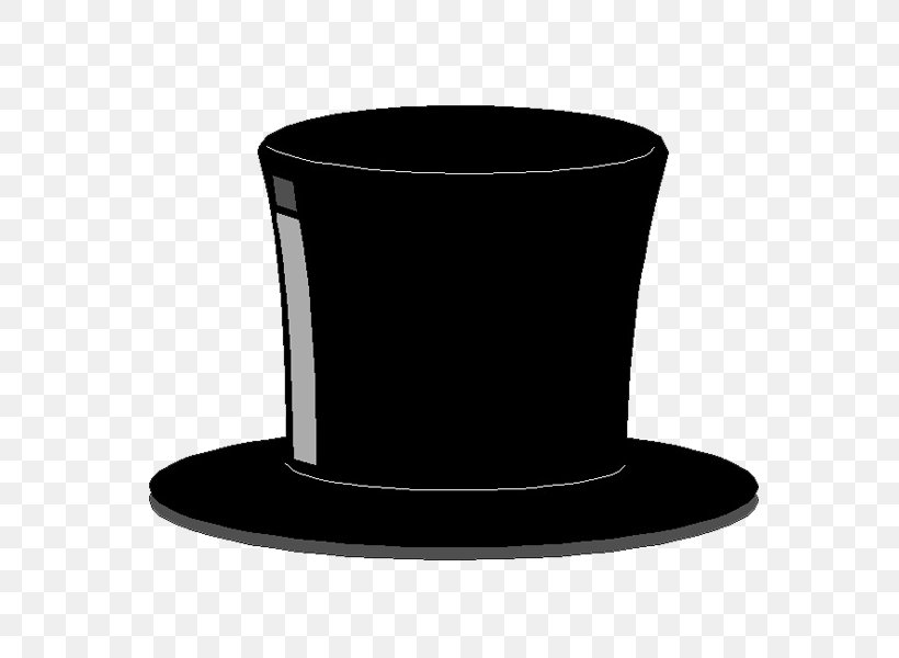 Top Hat, PNG, 600x600px, 2d Computer Graphics, Hat, Black And White, Cartoon, Cup Download Free