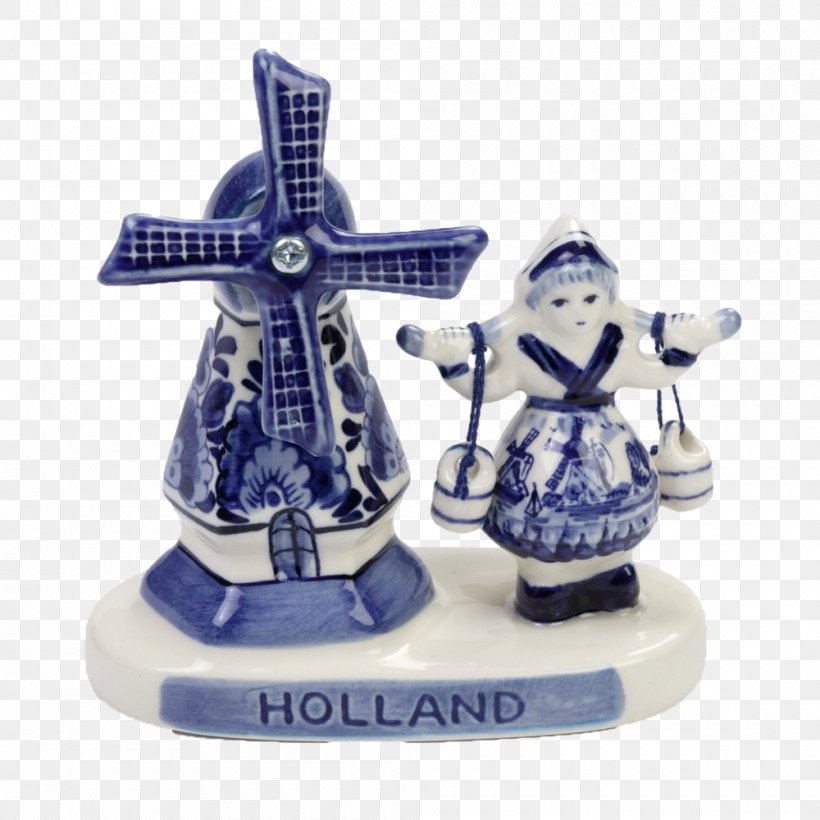 Delftware Figurine Windmill Souvenir, PNG, 1000x1000px, Delft, Ashtray, Cobalt, Cobalt Blue, Craft Magnets Download Free