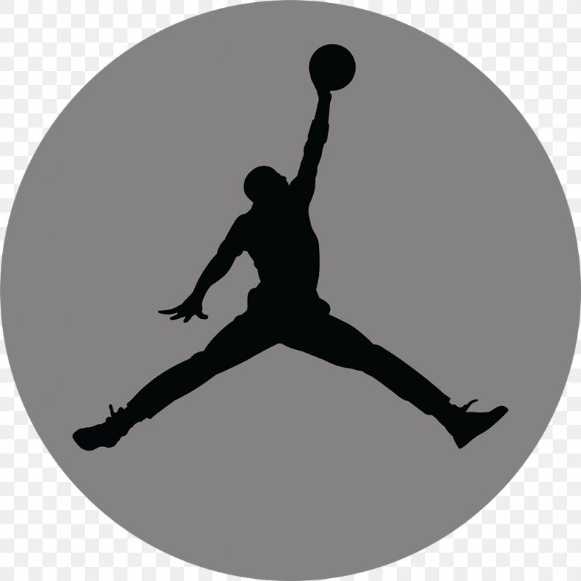 Jumpman Air Jordan Nike Sneakers Logo, PNG, 1024x1024px, Jumpman, Air Jordan, Athlete, Basketball, Black And White Download Free