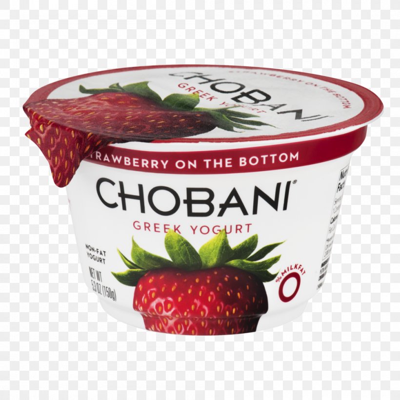 Greek Cuisine Chobani Greek Yogurt Yoghurt Strawberry, PNG, 1000x1000px, Greek Cuisine, Berry, Blueberry, Chobani, Cream Download Free