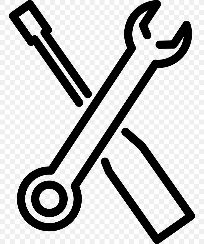 Spanners Screwdriver Tool Clip Art, PNG, 750x980px, Spanners, Adjustable Spanner, Black And White, Bolt, Hand Tool Download Free
