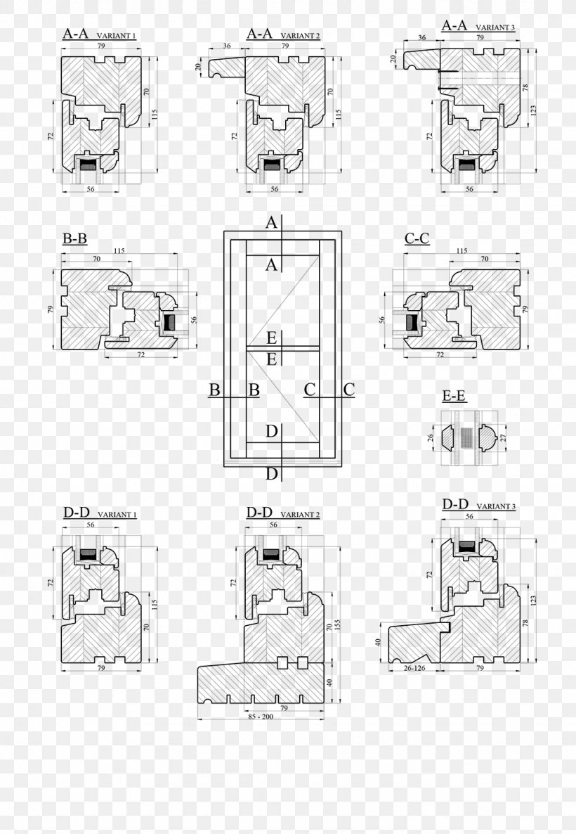 Casement Window - Rectangle, Horizontal Dimensions & Drawings |  Dimensions.com