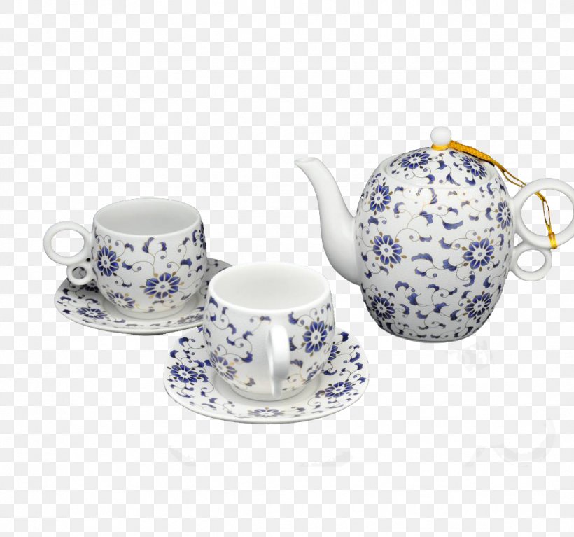 Teapot, PNG, 1084x1015px, Tea, Blue And White Porcelain, Ceramic, Coffee Cup, Cup Download Free