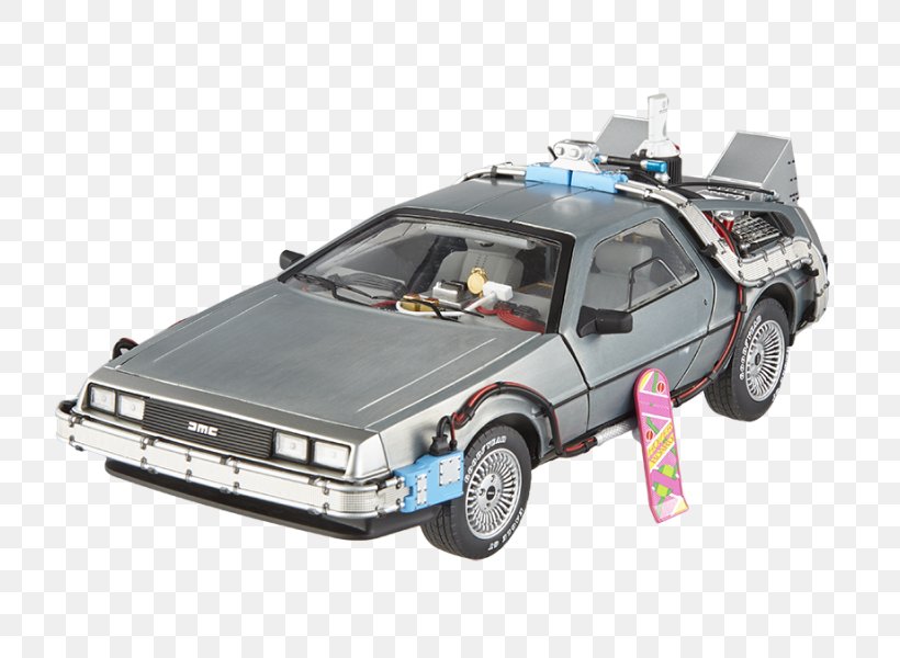 Marty McFly DeLorean Time Machine Die-cast Toy Hot Wheels 1:18 Scale, PNG, 800x600px, 118 Scale, 118 Scale Diecast, Marty Mcfly, Automotive Design, Automotive Exterior Download Free