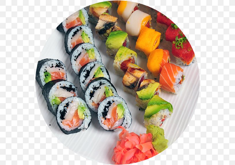 California Roll Gimbap Sashimi Minato Sushi Bar, PNG, 576x576px, California Roll, Appetizer, Asian Food, Comfort Food, Cuisine Download Free