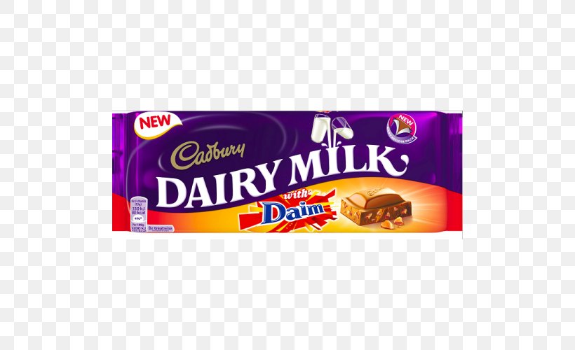 Chocolate Bar Cadbury Dairy Milk Cream, PNG, 500x500px, Chocolate Bar, Brand, Cadbury, Cadbury Dairy Milk, Chocolate Download Free