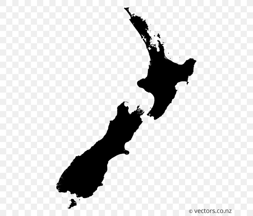 New Zealand Vector Map, PNG, 700x700px, New Zealand, Black, Black And White, Blank Map, Equirectangular Projection Download Free