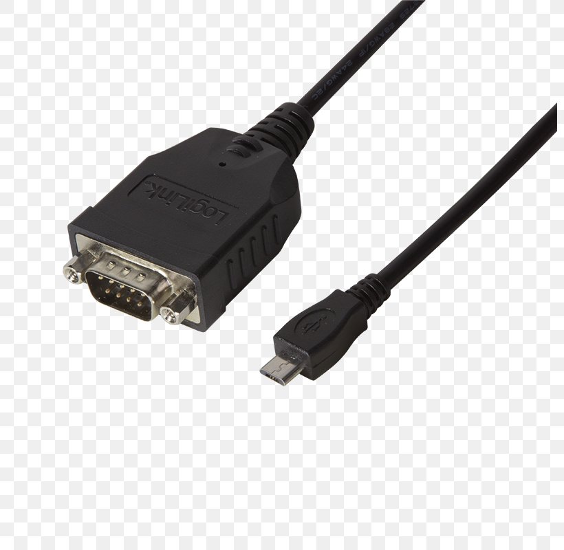 Serial Cable Adapter RS-232 Micro-USB Serial Port, PNG, 800x800px, Serial Cable, Adapter, Cable, Data Transfer Cable, Dsubminiature Download Free