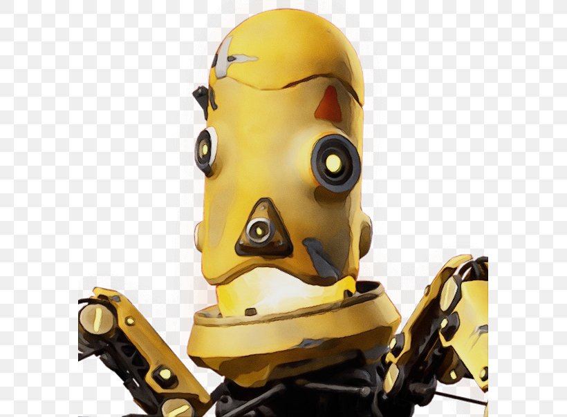 Yellow Background, PNG, 593x604px, Robot, Machine, Technology, Yellow Download Free