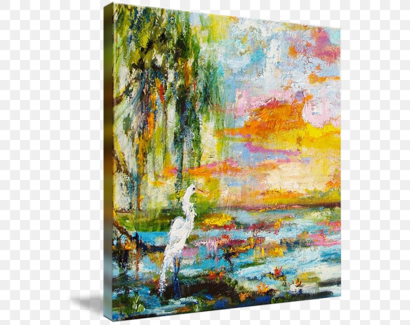Oil Painting Acrylic Paint Okefenokee Swamp Gallery Wrap, PNG, 559x650px, Painting, Acrylic Paint, Art, Artwork, Canvas Download Free