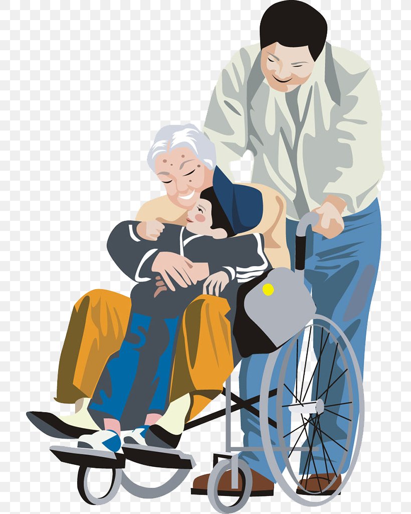 Wheelchair Disability Sitting Clip Art, PNG, 715x1024px, Wheelchair, Cartoon, Clip Art, Conversation, Disability Download Free