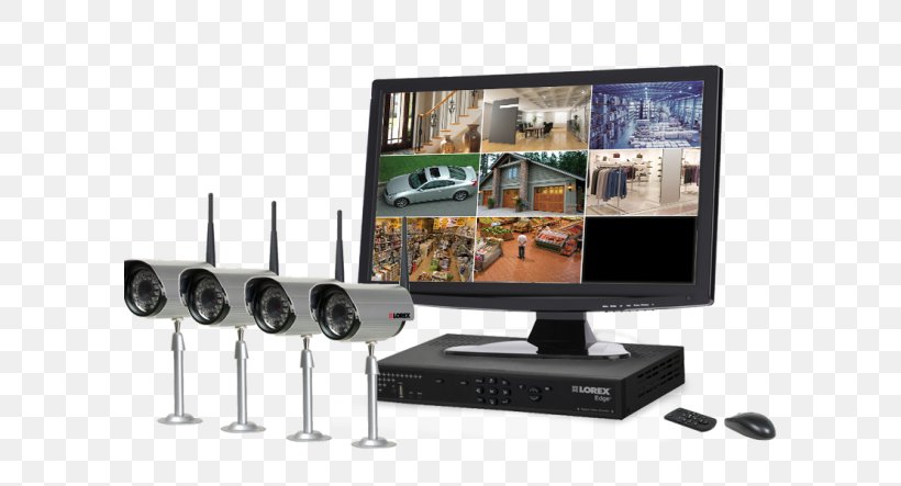 Closed-circuit Television Surveillance Security Alarms & Systems IP Camera, PNG, 594x443px, Closedcircuit Television, Camera, Closedcircuit Television Camera, Computer Monitor, Computer Monitor Accessory Download Free