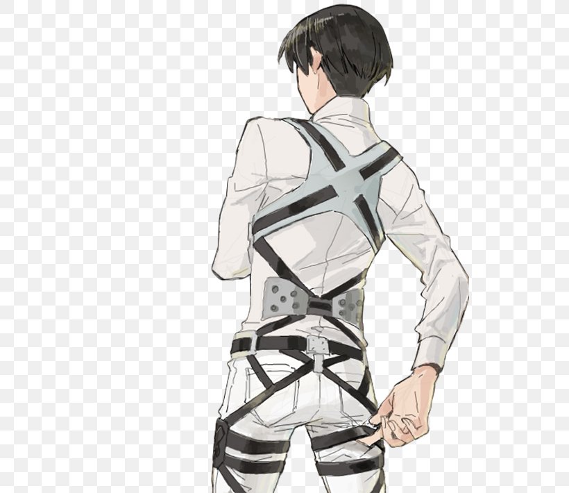 Levi Strauss & Co. Eren Yeager Attack On Titan Mikasa Ackerman, PNG, 533x710px, Watercolor, Cartoon, Flower, Frame, Heart Download Free