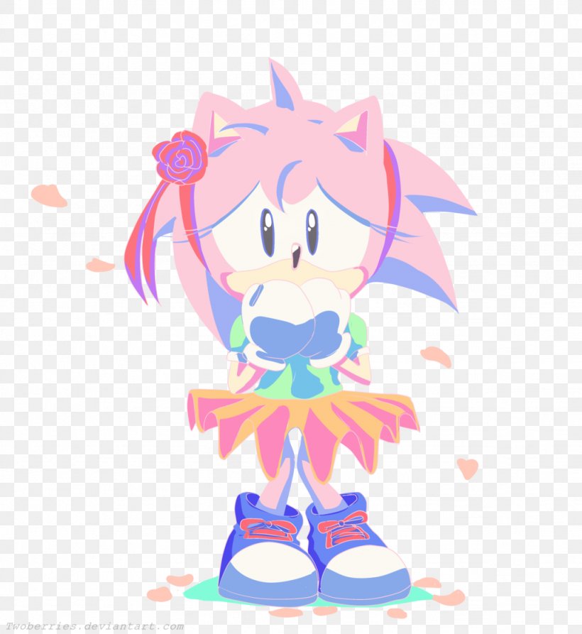 Amy Rose Tails Sonic The Hedgehog Doctor Eggman Knuckles The Echidna, PNG, 1024x1116px, Watercolor, Cartoon, Flower, Frame, Heart Download Free