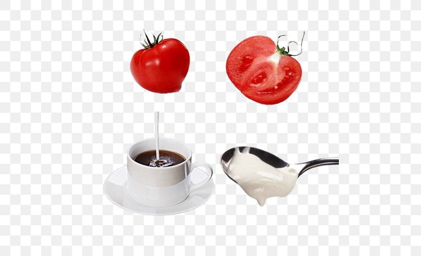 Cherry Tomato Gac Potato Vegetable Food, PNG, 500x500px, Cherry Tomato, Coffee Cup, Cup, Cutlery, Dish Download Free
