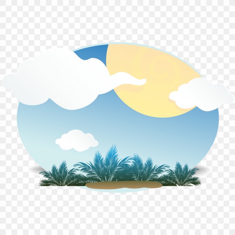 Euclidean Vector Sky, PNG, 1667x1667px, Sky, Cartoon, Daytime, Grass, Illustration Download Free