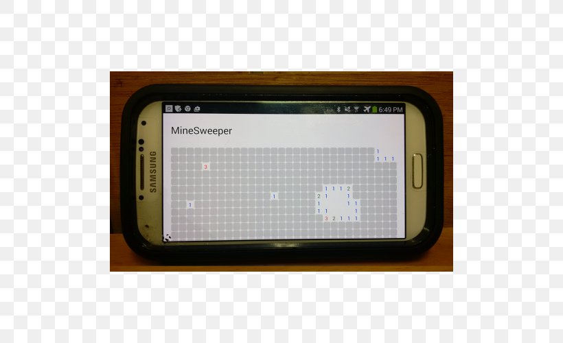 Mobile Phones MineSweeper Game Portable Communications Device Android, PNG, 500x500px, Mobile Phones, Android, Canvas Element, Communication Device, Computer Hardware Download Free