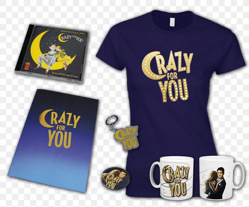 T-shirt Crazy For You Souvenir Gift Shop Product, PNG, 900x750px, Tshirt, Brand, Clothing, Crazy For You, Gift Shop Download Free