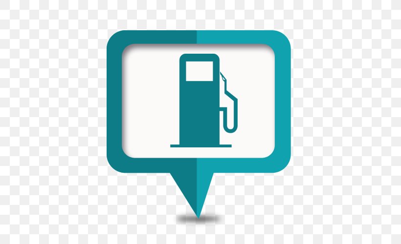 Logo Filling Station Gasoline, PNG, 500x500px, Logo, Aqua, Azure, Blue, Brand Download Free