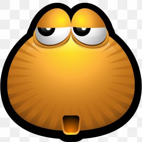 Brown Monsters 49 - Smile Yellow Beak Icon PNG