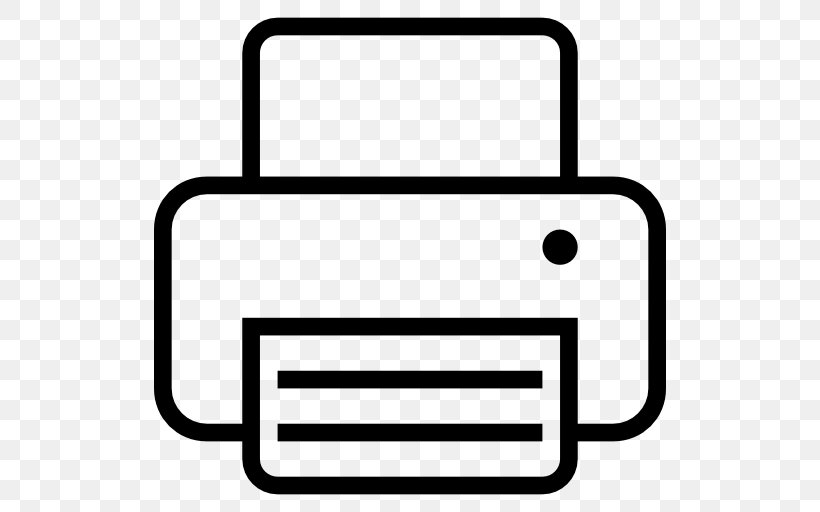 Printer Printing Symbol, PNG, 512x512px, Printer, Black And White, Directory, Document, Postscript Download Free