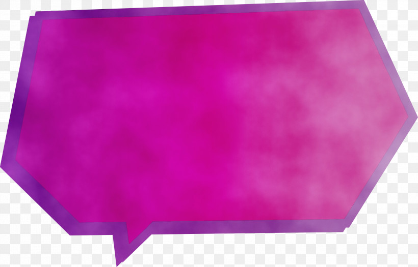 Pink Purple Violet Magenta Square, PNG, 3000x1922px, Thought Bubble, Magenta, Paint, Pink, Purple Download Free