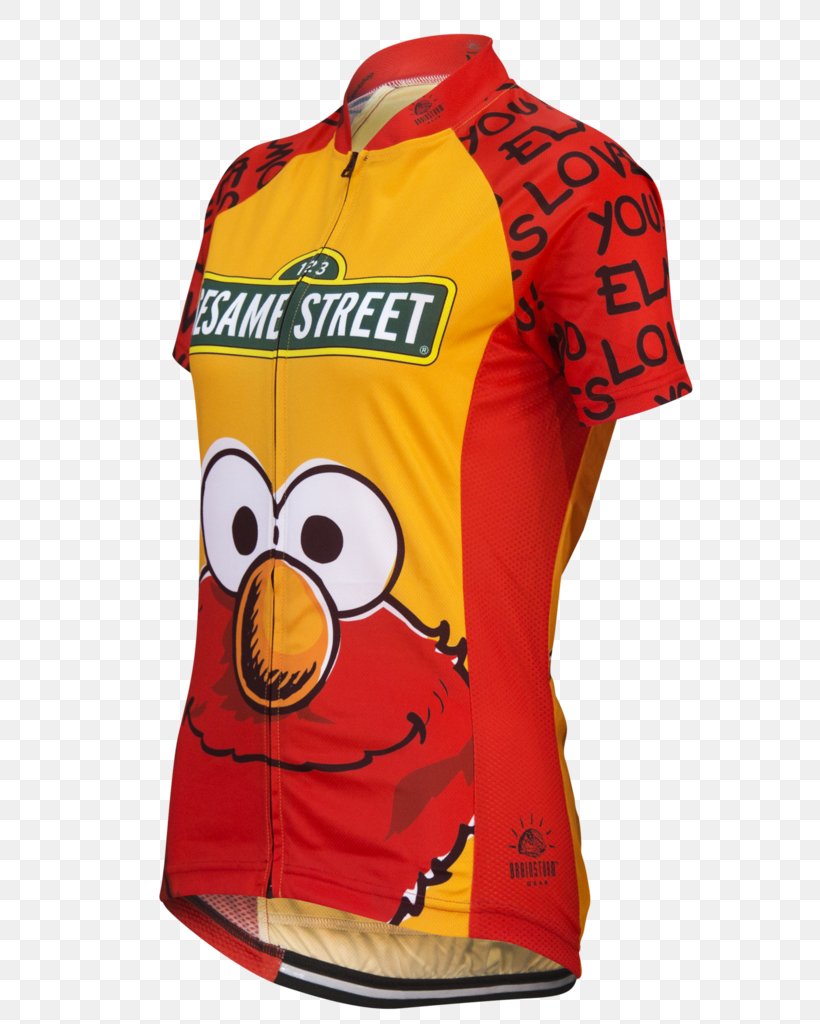 T-shirt Cycling Jersey Elmo Sleeve, PNG, 645x1024px, Tshirt, Bicycle, Clothing, Cycling, Cycling Jersey Download Free
