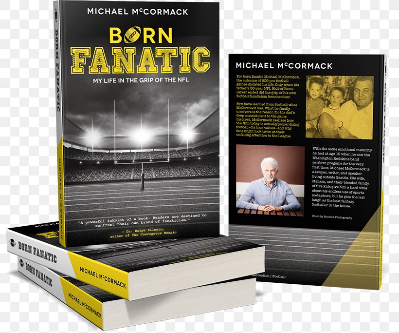 Born Fanatic: My Life In The Grip Of The NFL Book Author Design, PNG, 800x683px, Book, Advertising, American Football, Art, Author Download Free