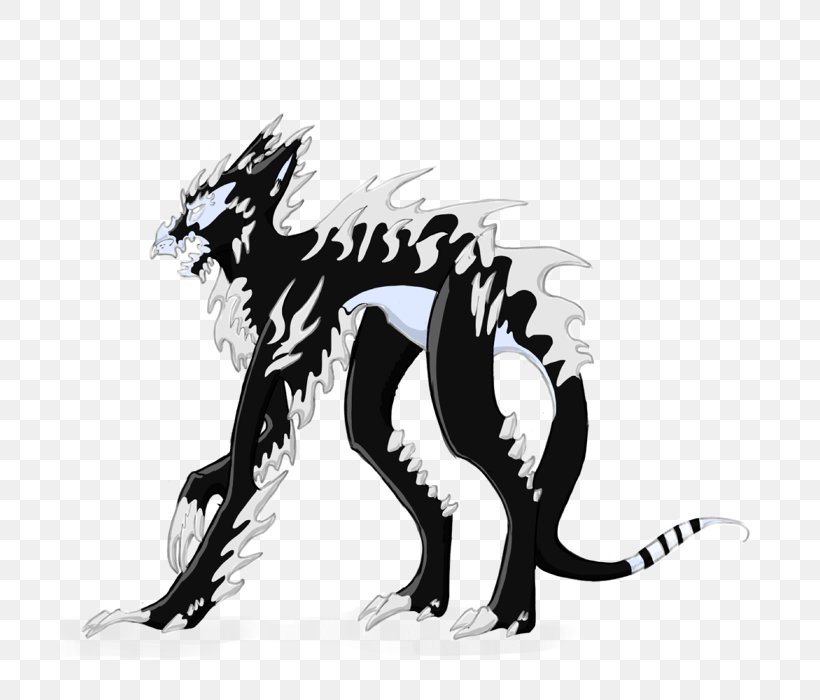 Cat Dragon Silhouette, PNG, 700x700px, Cat, Art, Black, Black And White, Carnivoran Download Free
