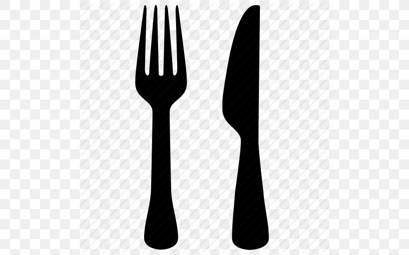 Knife Fork Spoon Kitchen Knives, PNG, 512x512px, Knife, Black And White, Cutlery, Fork, Kitchen Download Free