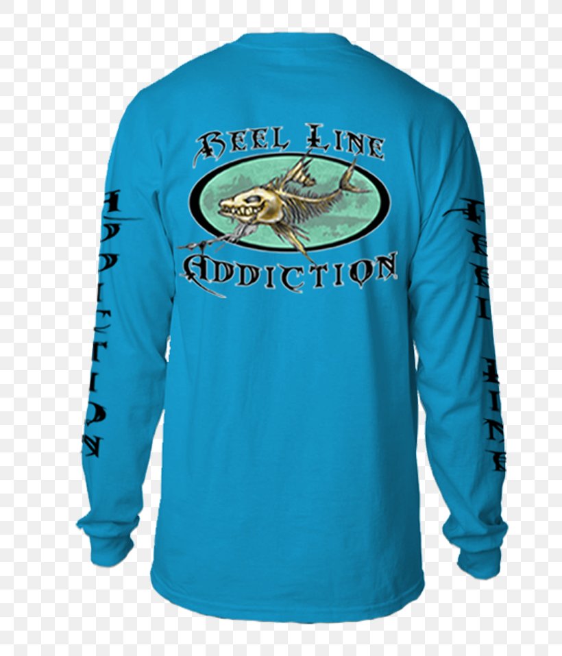 Long-sleeved T-shirt Long-sleeved T-shirt Hoodie Fishing, PNG, 780x957px, Tshirt, Active Shirt, Aqua, Blue, Bluza Download Free