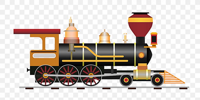 Train Rail Transport Steam Locomotive Illustration, PNG, 1000x500px, Train, Drawing, Illustrator, Locomotive, Photography Download Free