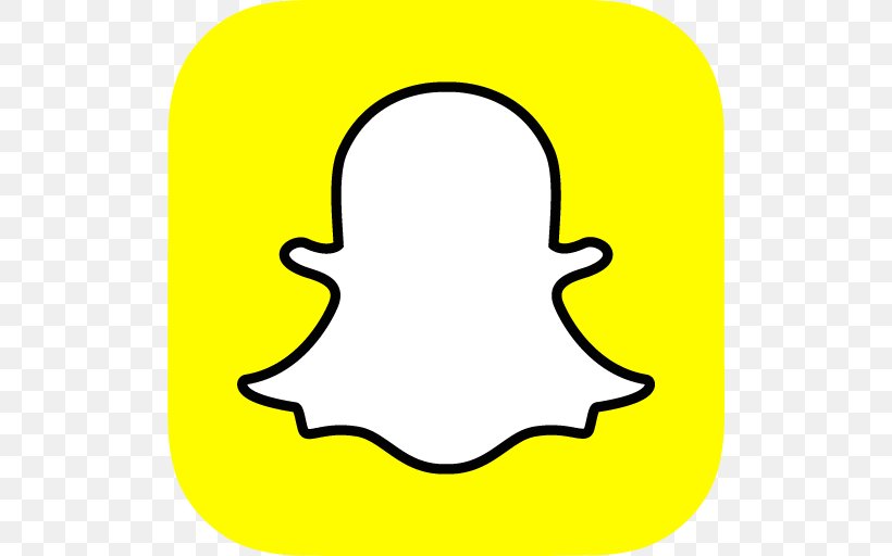 Snapchat Logo Social Media Advertising Clip Art, PNG, 512x512px, Snapchat, Advertising, Area, Black And White, Brand Download Free