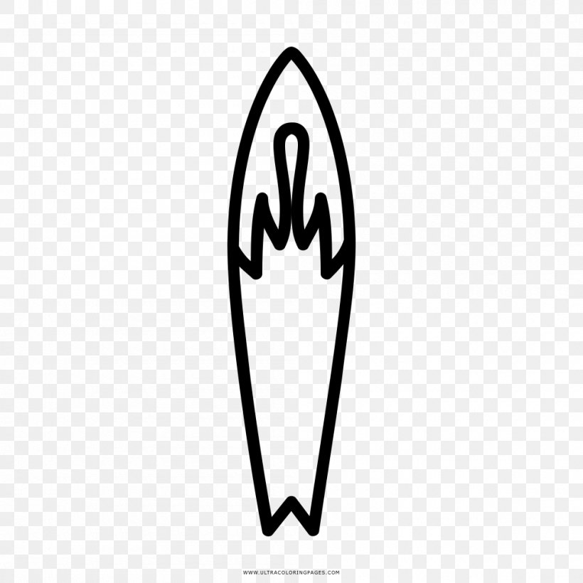 Surfboard Surfing Coloring Book Drawing, PNG, 1000x1000px, Surfboard, Ausmalbild, Beach, Black, Black And White Download Free