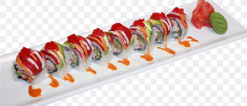 Sushi Japanese Cuisine California Roll Montrose Food Mart & Deli Catering, PNG, 1400x600px, Sushi, California Roll, Coconut, Crab, Cuisine Download Free