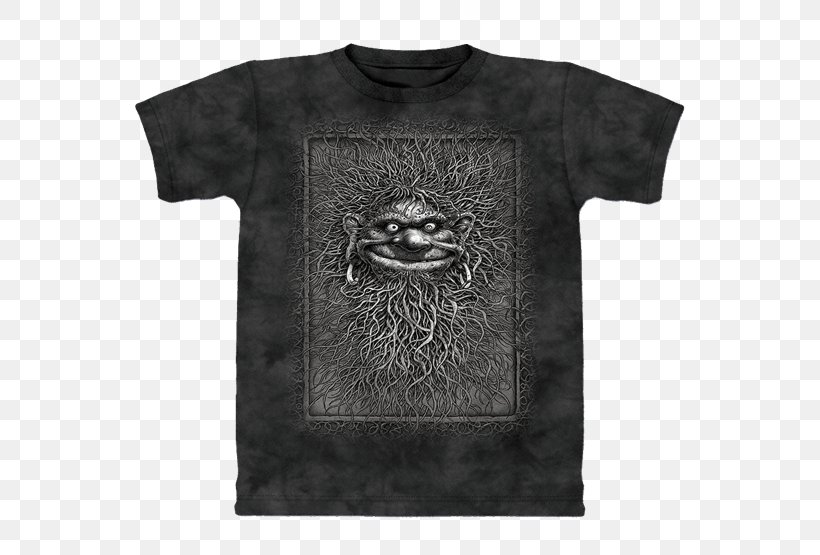 T-shirt Geheimnisvolle Welt Der Riesen Sleeve Gray Wolf Text, PNG, 555x555px, Tshirt, Black, Black M, Brand, Clothing Download Free
