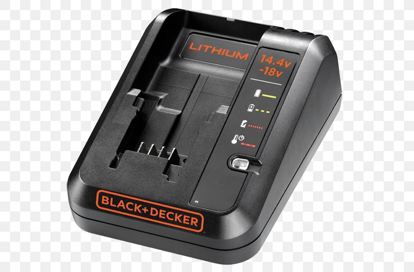 Battery Charger Lithium-ion Battery Black & Decker Volt Electric Battery, PNG, 720x540px, Battery Charger, Ampere Hour, Augers, Battery Pack, Black Decker Download Free