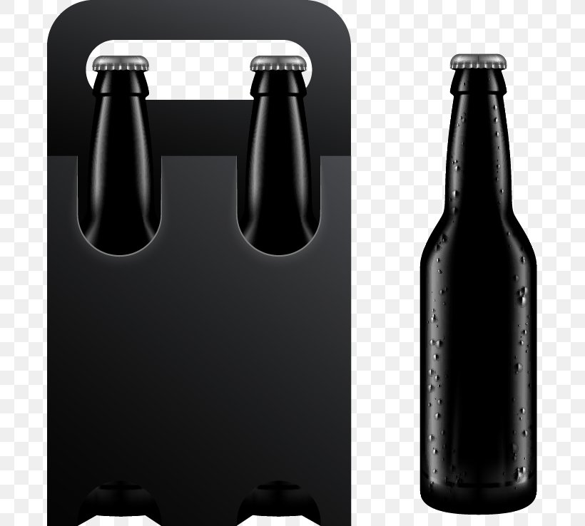 Beer Soft Drink Wine Bottle, PNG, 687x738px, Beer, Alcoholic Drink, Beer Bottle, Black And White, Bottle Download Free