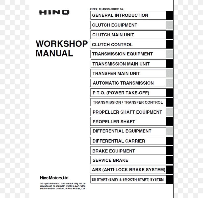 Hino Dutro Car Hino Motors Toyota Document, PNG, 800x800px, Hino Dutro, Area, Automobile Repair Shop, Black And White, Brand Download Free