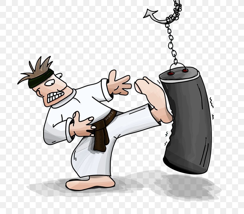 Karate Image Clip Art Martial Arts, PNG, 720x720px, Karate, Arm, Cartoon, Fictional Character, Finger Download Free